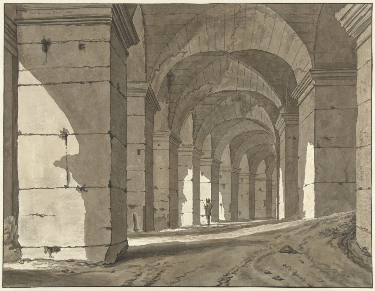 Ansikte i Colosseum av Jean Grandjean