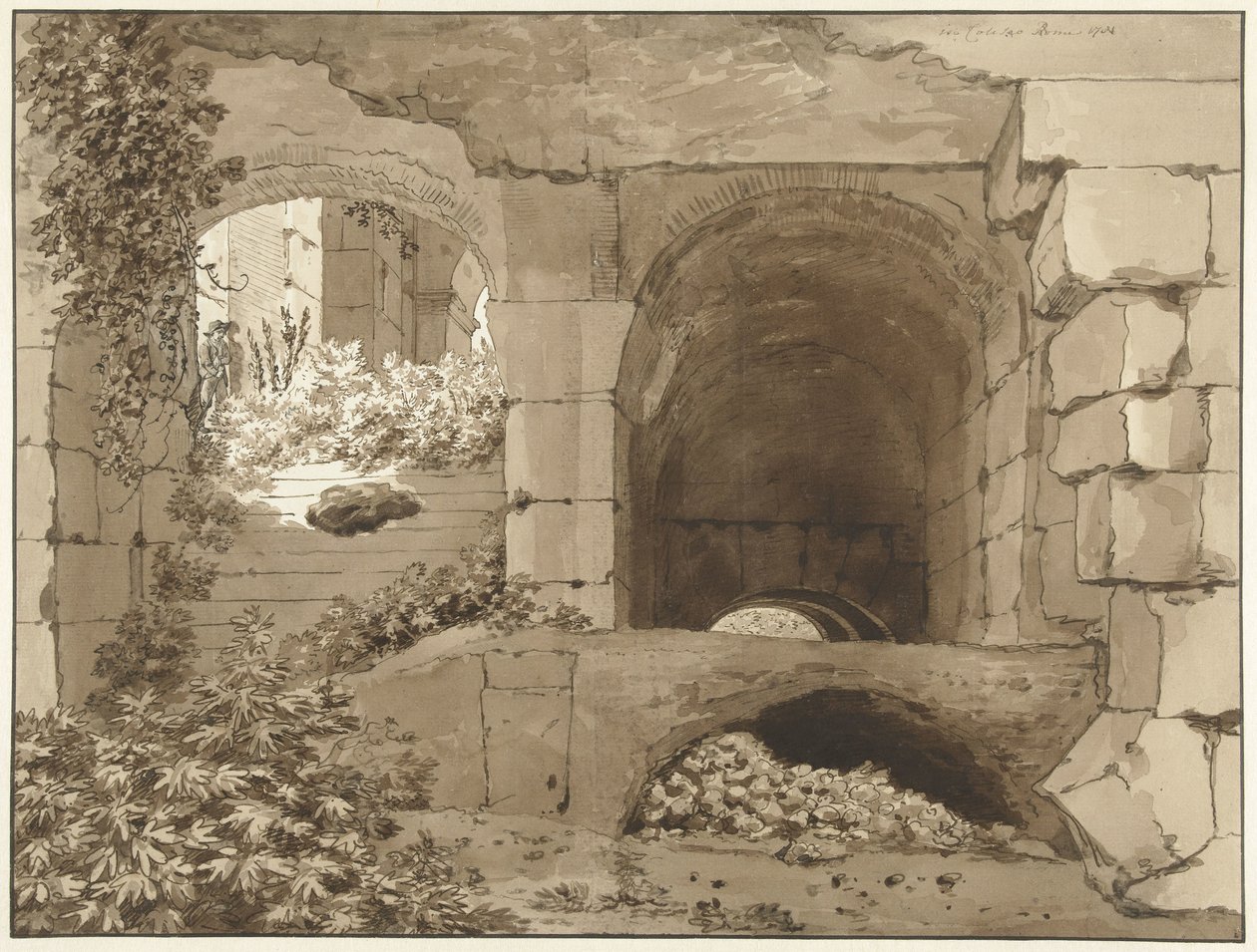 Ansikte i Colosseum av Jean Grandjean