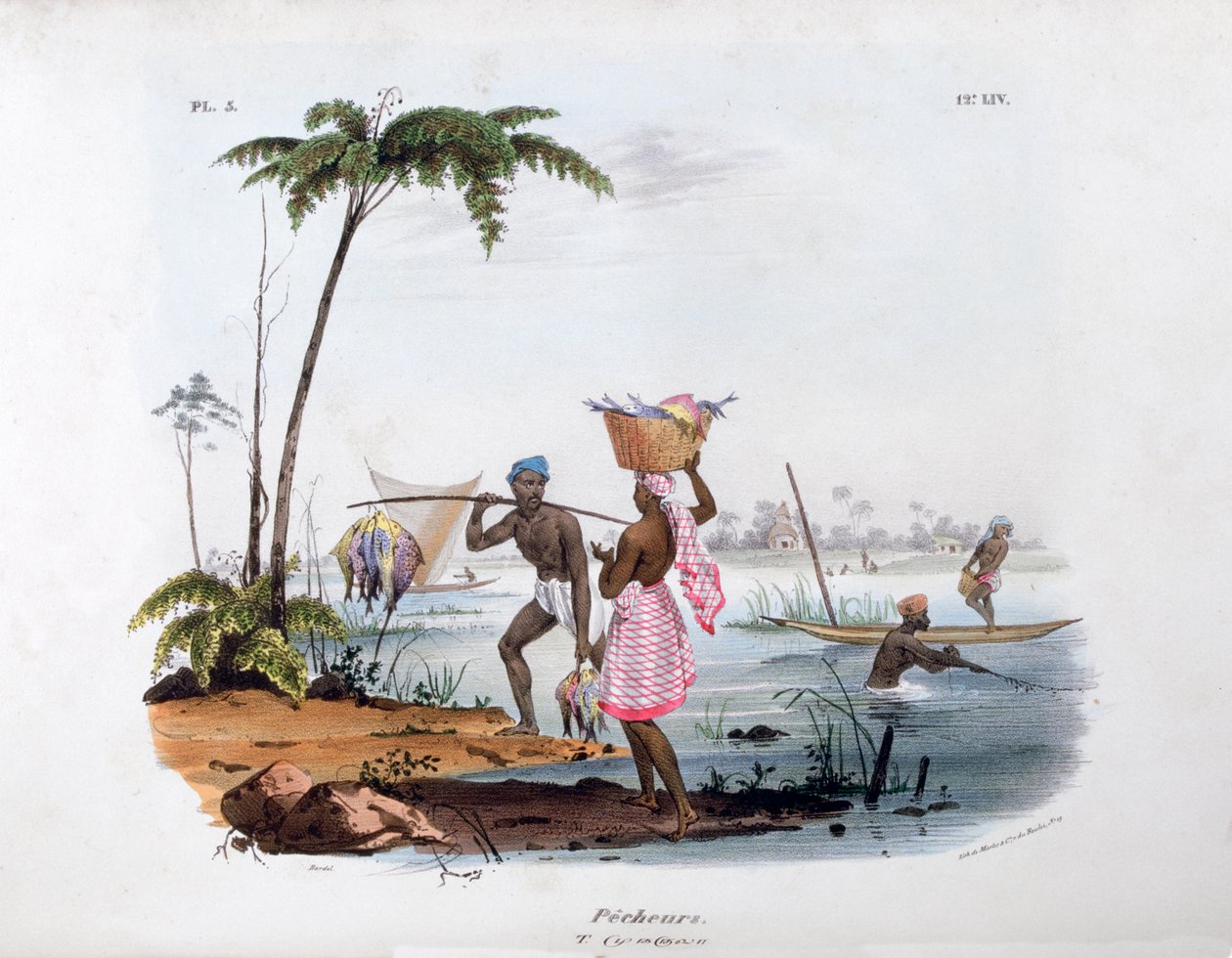Fiskare, 1828 av Jean Henri Marlet