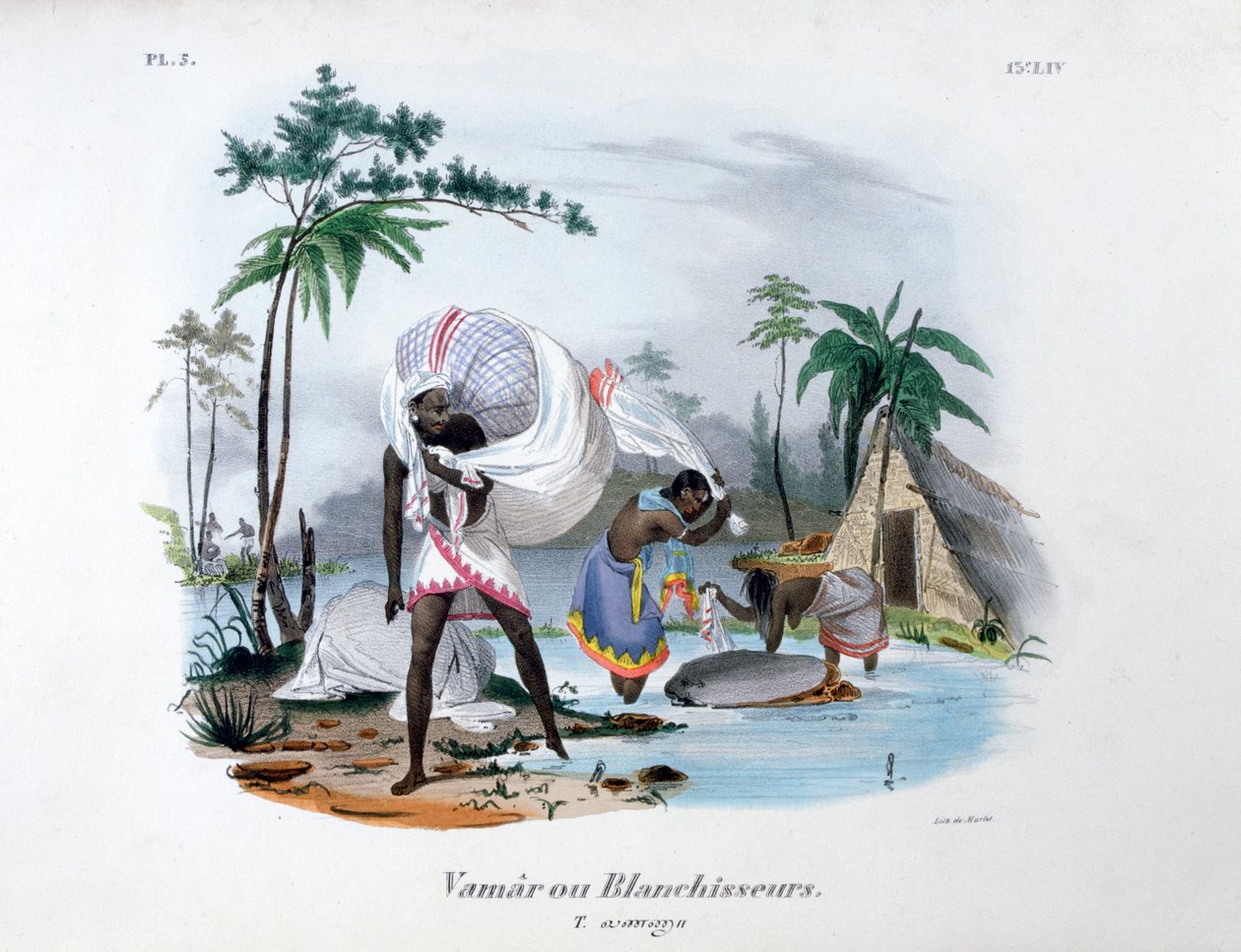 Tvättare, 1828 av Jean Henri Marlet