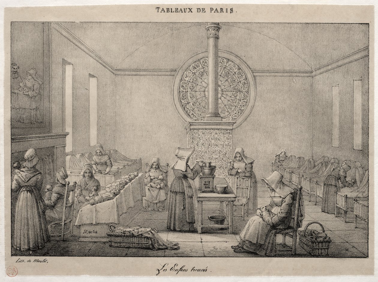 Scenes of Paris: The Foundling Hospital av Jean Henri Marlet