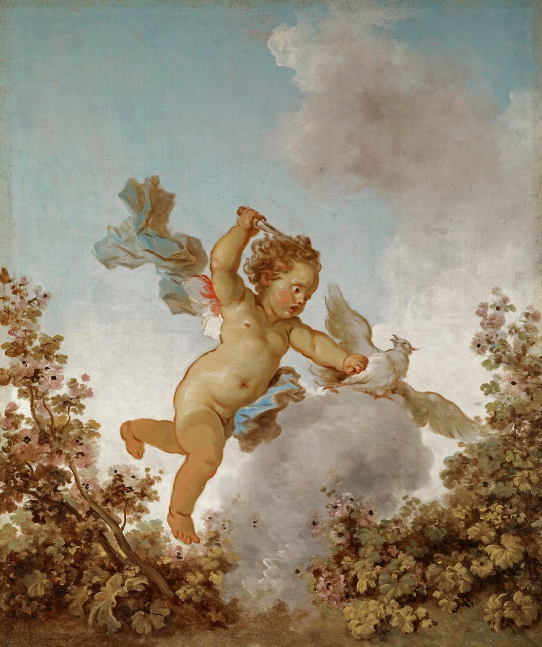 Fragonard - Kärlekens utveckling Kärlekens hämnare, 1790-91 av Jean Honore Fragonard