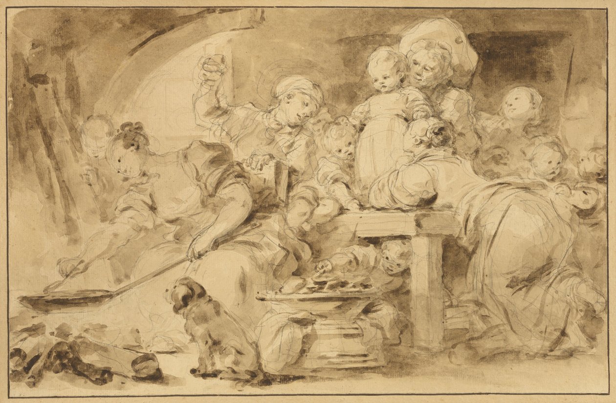 Pannkaksmakaren av Jean Honore Fragonard