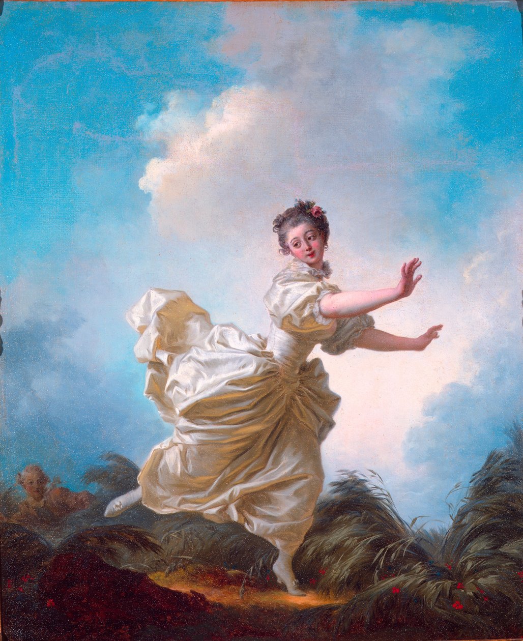 Den i förväg arrangerade flygningen av Jean Honore Fragonard