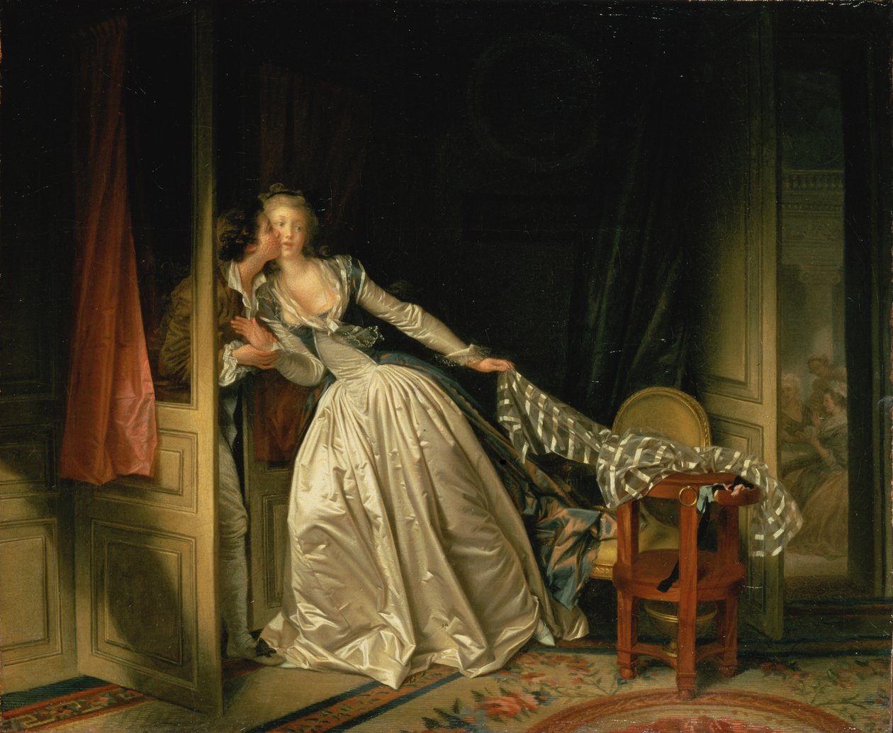 Den stulna kyssen av Jean Honore Fragonard