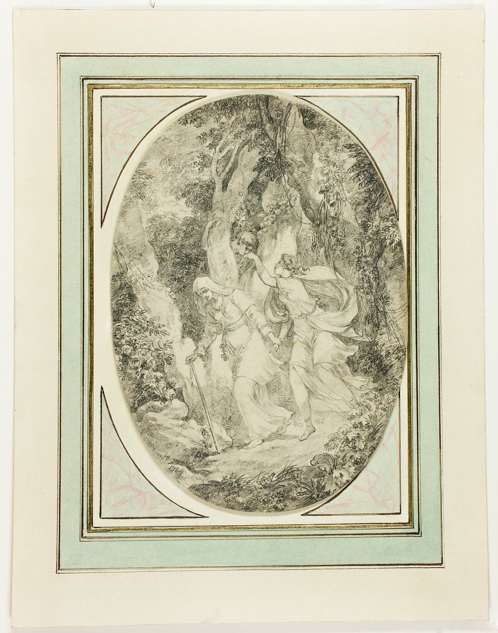Allegori-genialisk kärlek av Jean Honore Fragonard