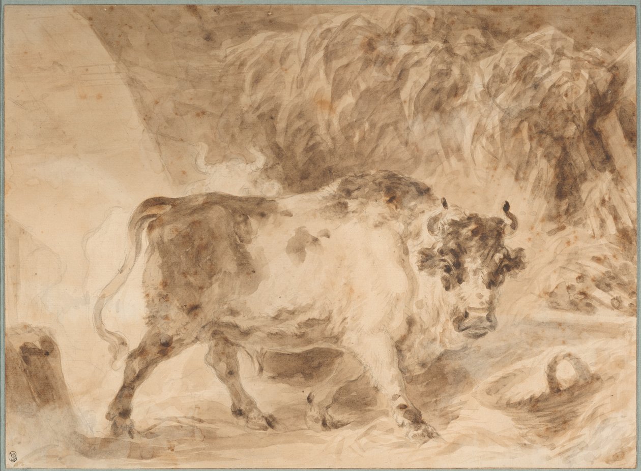 Tjur från den romerska campagnan av Jean Honore Fragonard