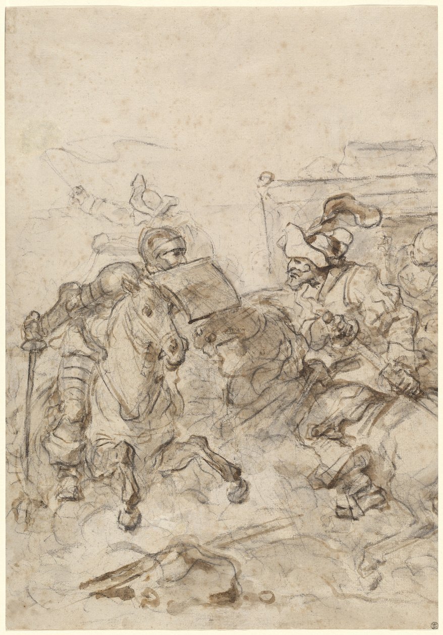 Don Quijote attackerar Biscaya av Jean-Honore Fragonard