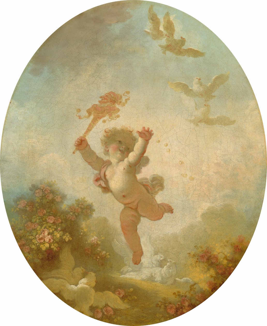 Kärlek som dårskap av Jean Honore Fragonard
