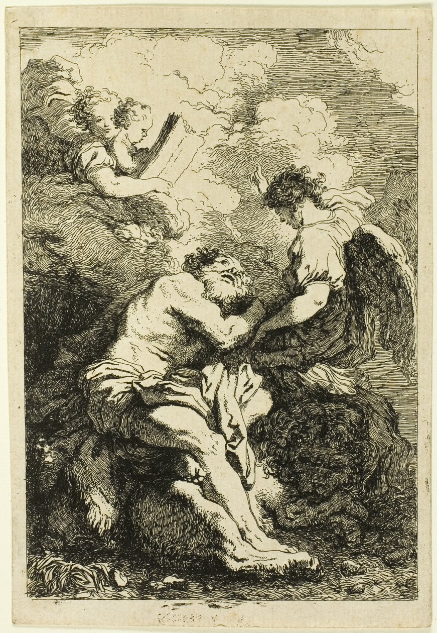 Sankt Jerome av Jean Honore Fragonard