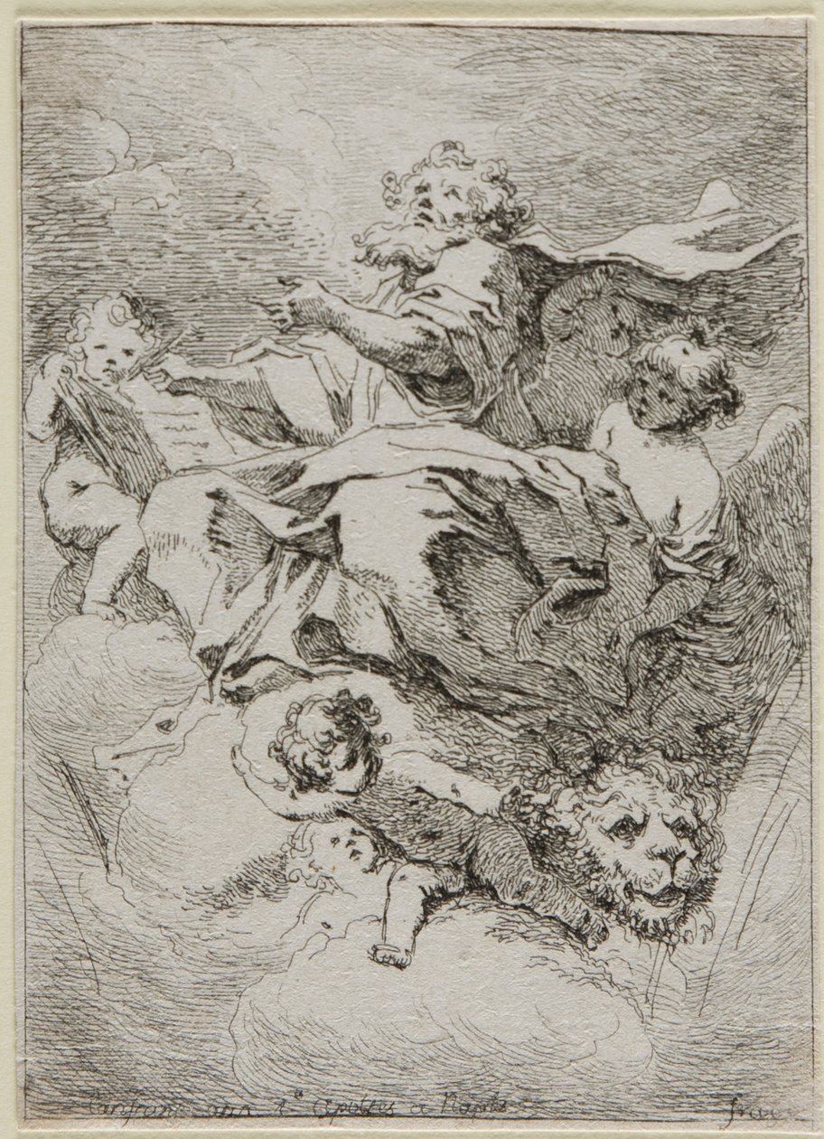 Sankt Markus av Jean Honore Fragonard