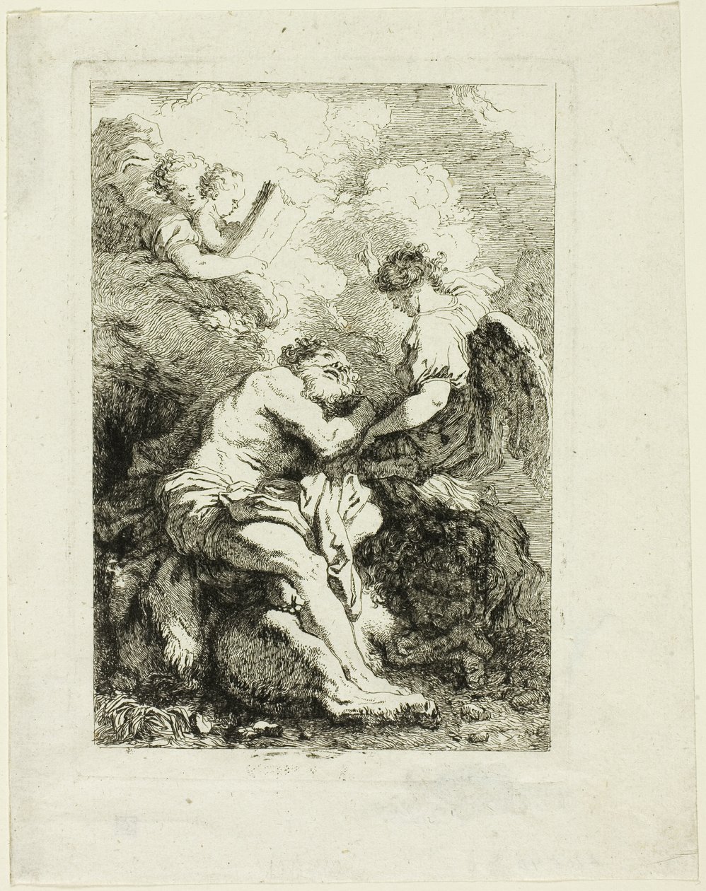 St. Jerome av Jean Honore Fragonard