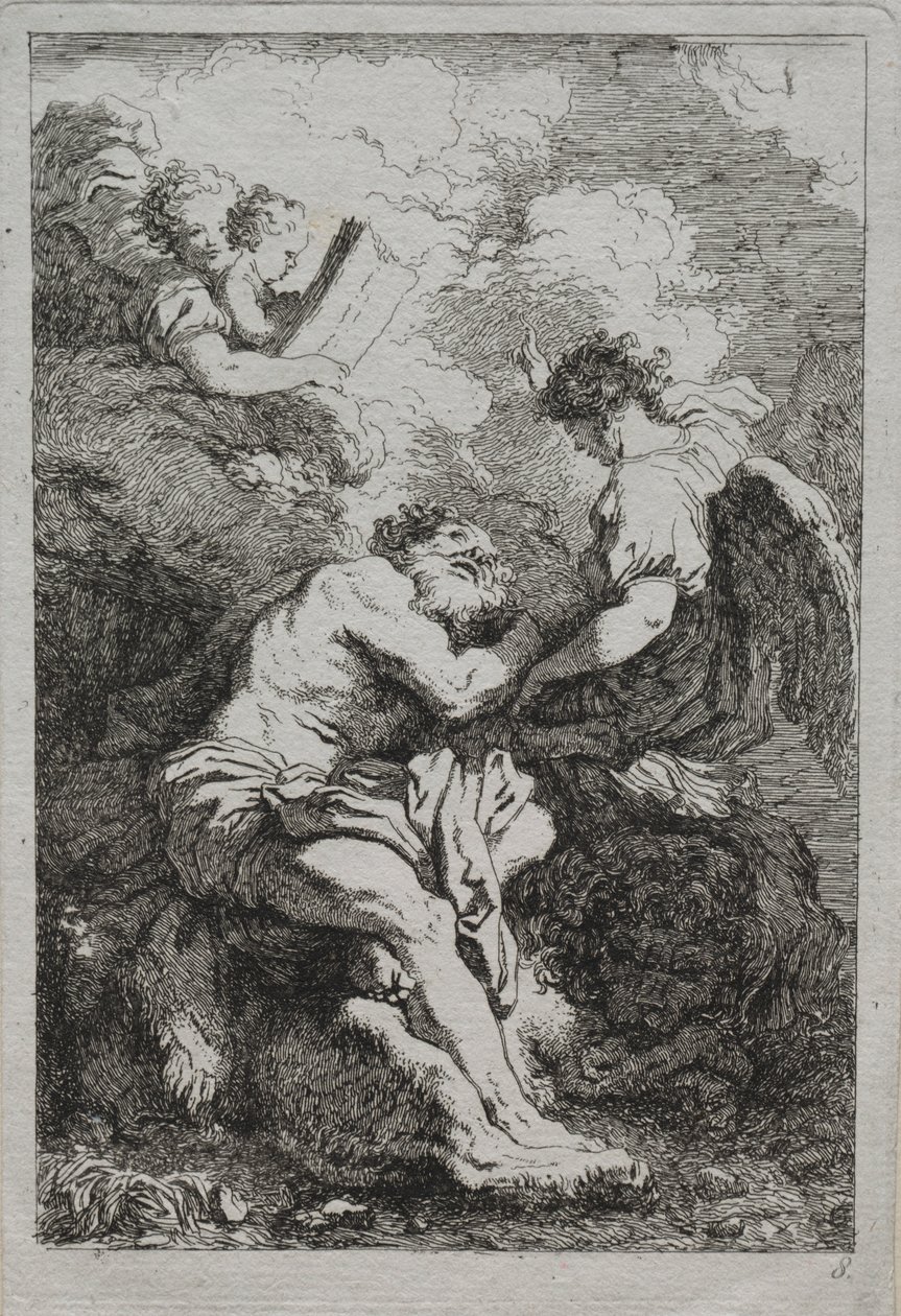 St. Jerome. av Jean Honore Fragonard