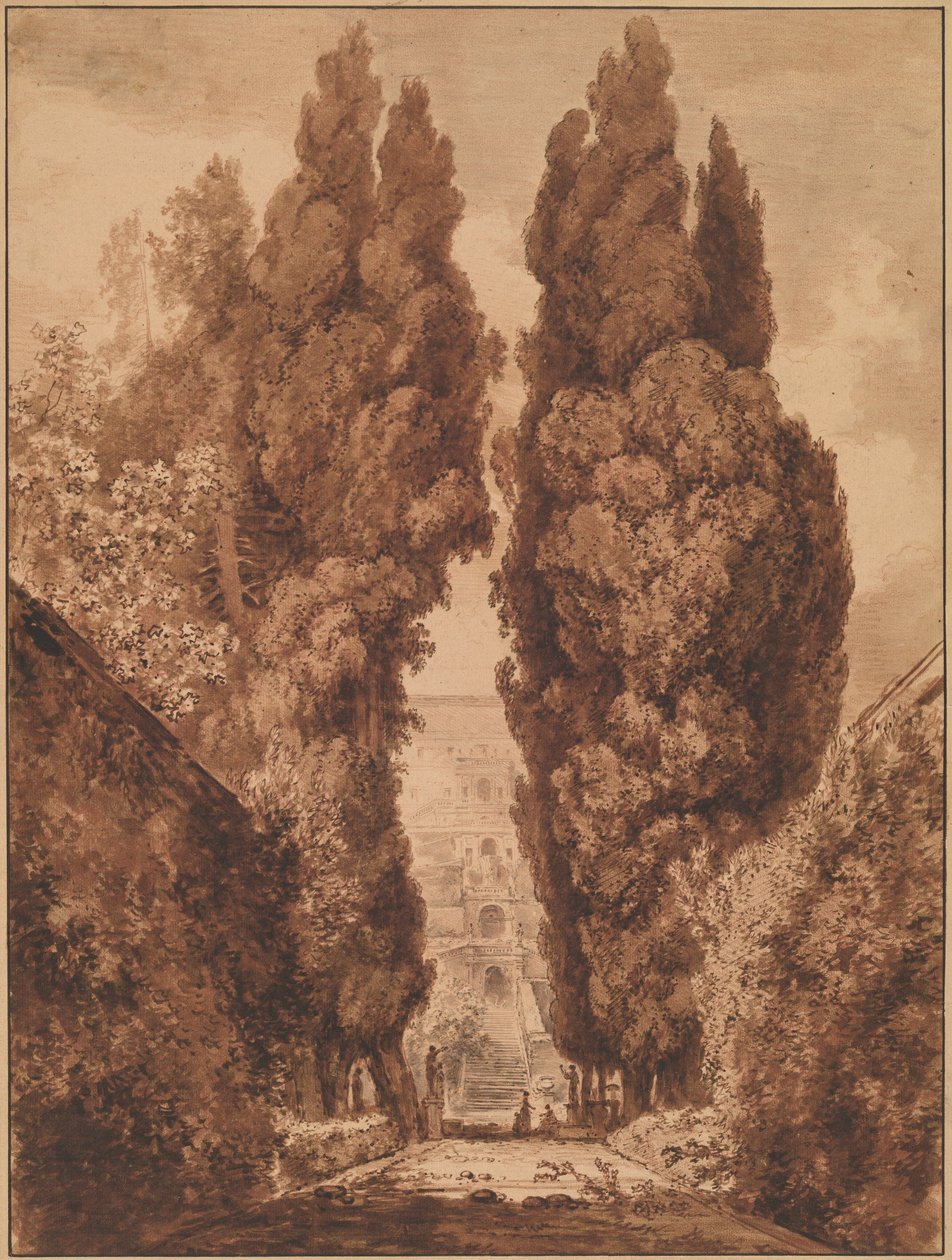 Cypressavenyn vid Villa d