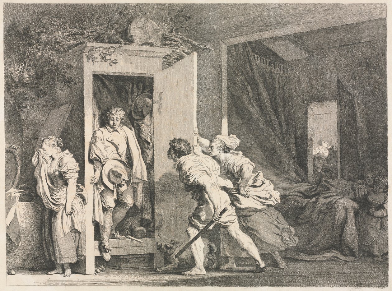 Skåpet, 1778. av Jean Honore Fragonard