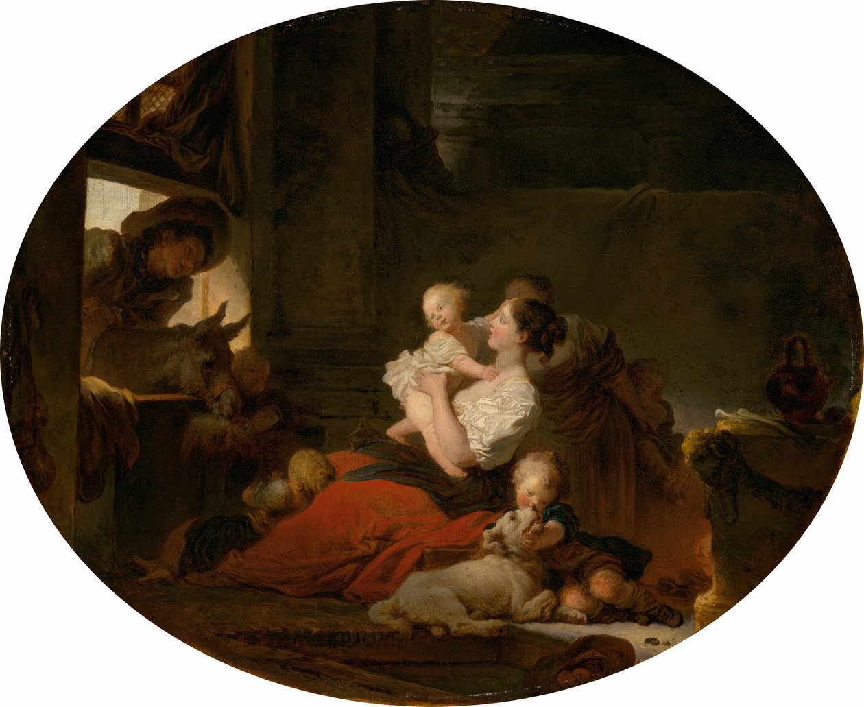 Den lyckliga familjen av Jean Honore Fragonard