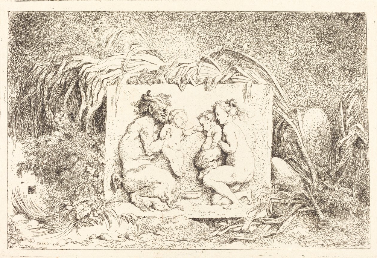 Satyrens familj av Jean Honore Fragonard