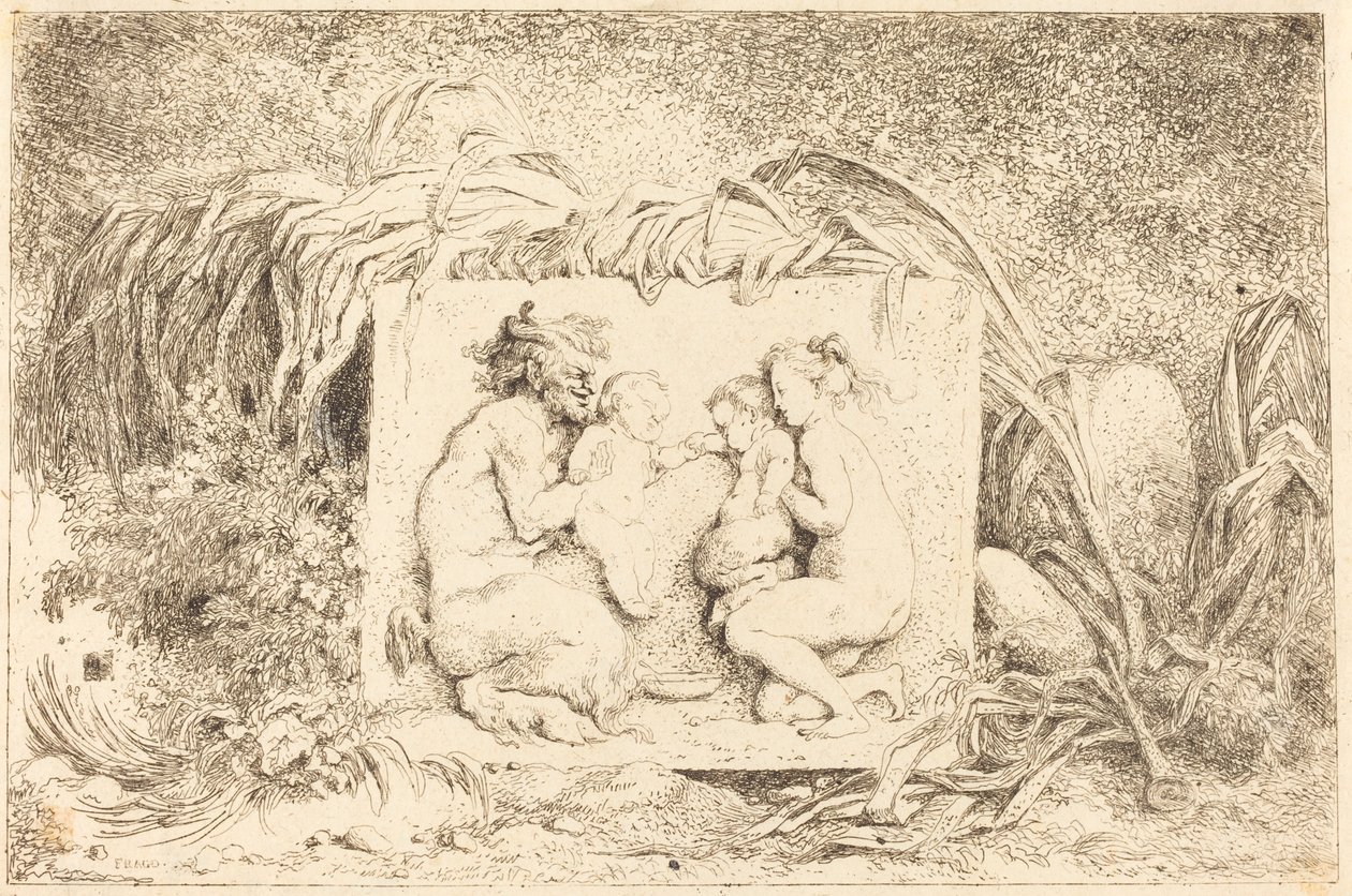 Satyrens familj av Jean Honore Fragonard