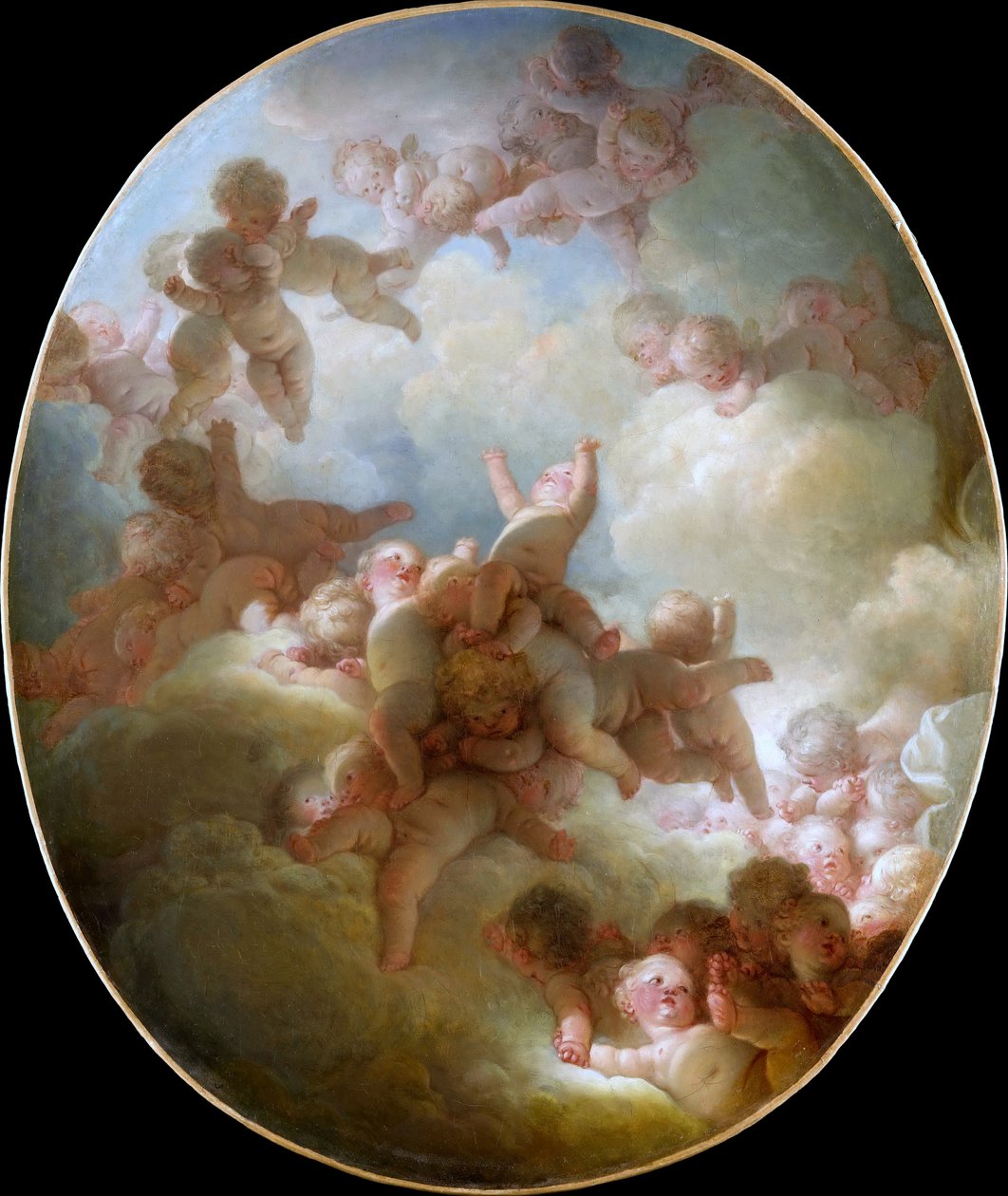 Amorsvärmen av Jean Honore Fragonard