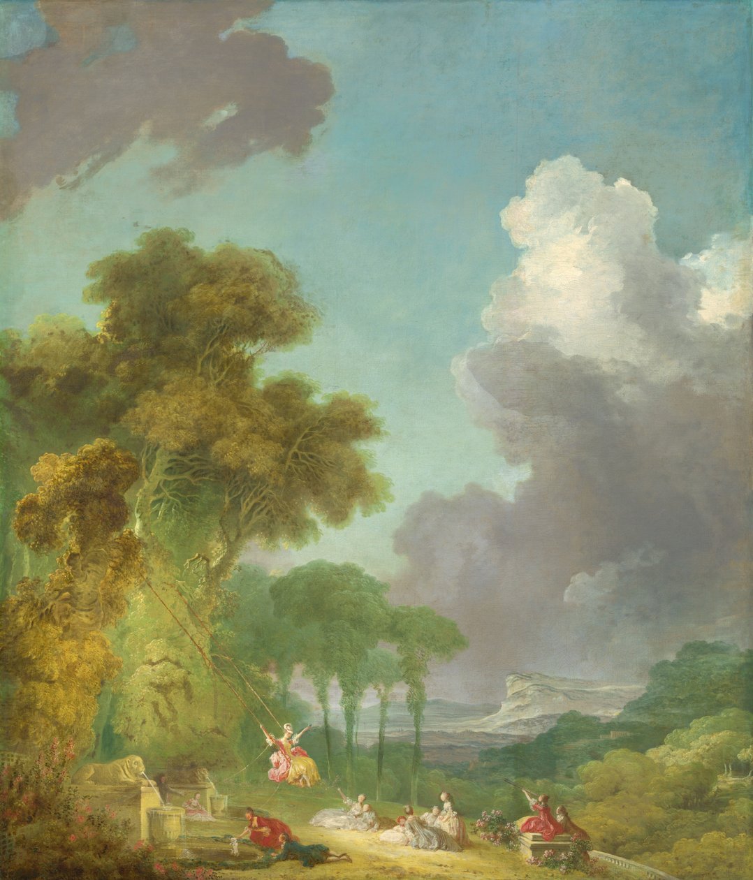 Gungan, c. 17751780. av Jean Honore Fragonard