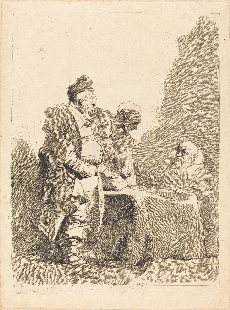 Skatteindrivarna (Les traitants) av Jean Honore Fragonard