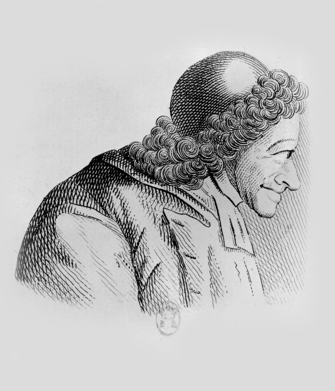 Porträtt av Voltaire av Jean Huber