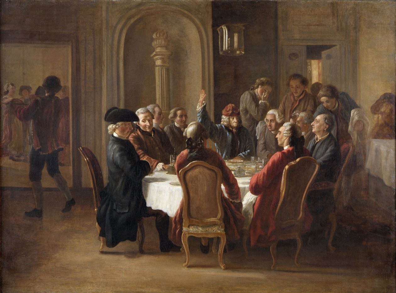 Filosofernas måltid av Jean Huber