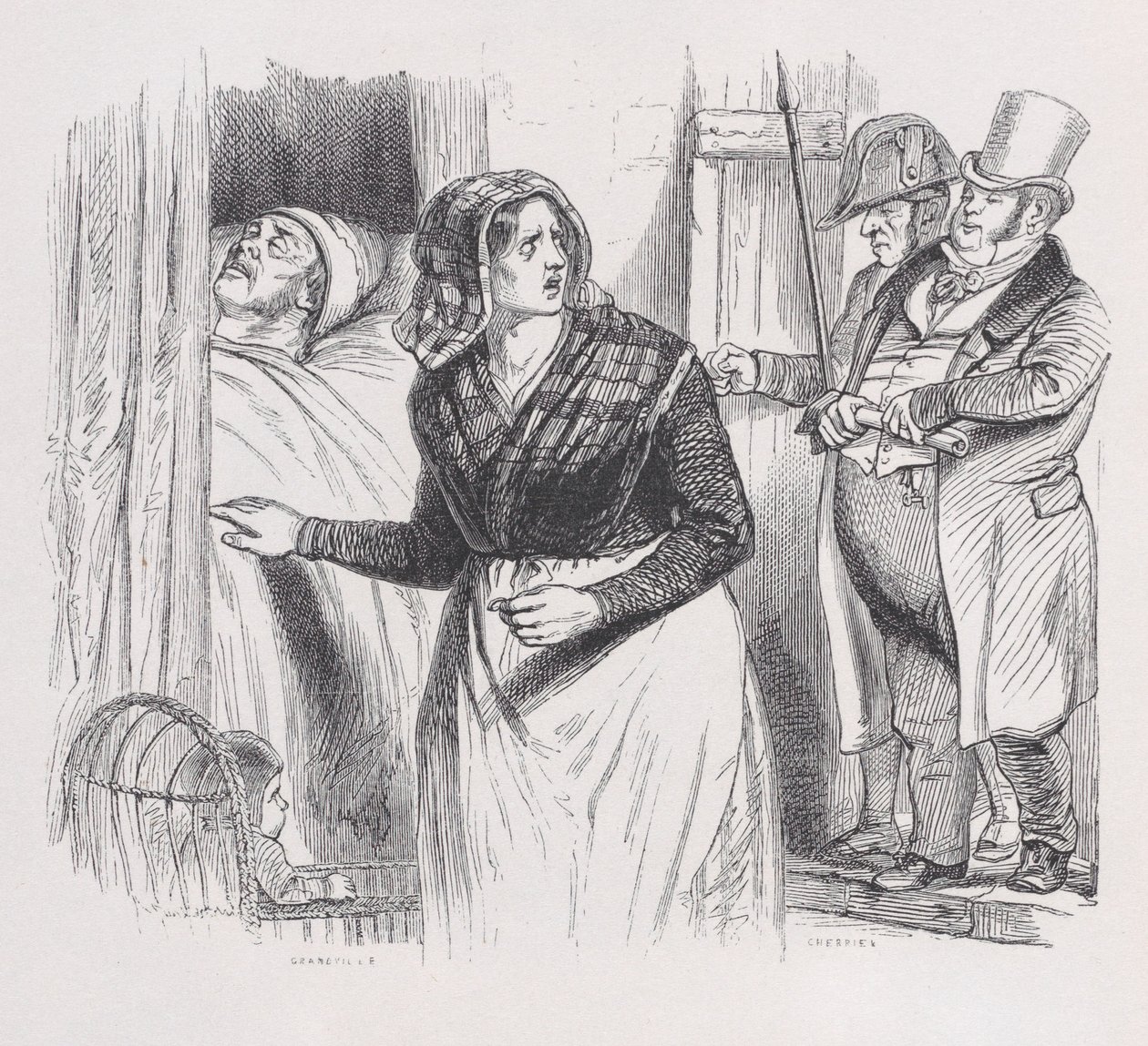 Jacques från The Complete Works of Béranger, 1836. av Jean Ignace Isidore Gérard