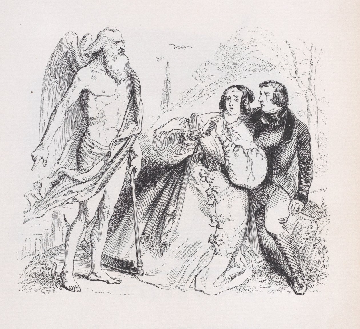 Tid från The Complete Works of Béranger, 1836. av Jean Ignace Isidore Gérard
