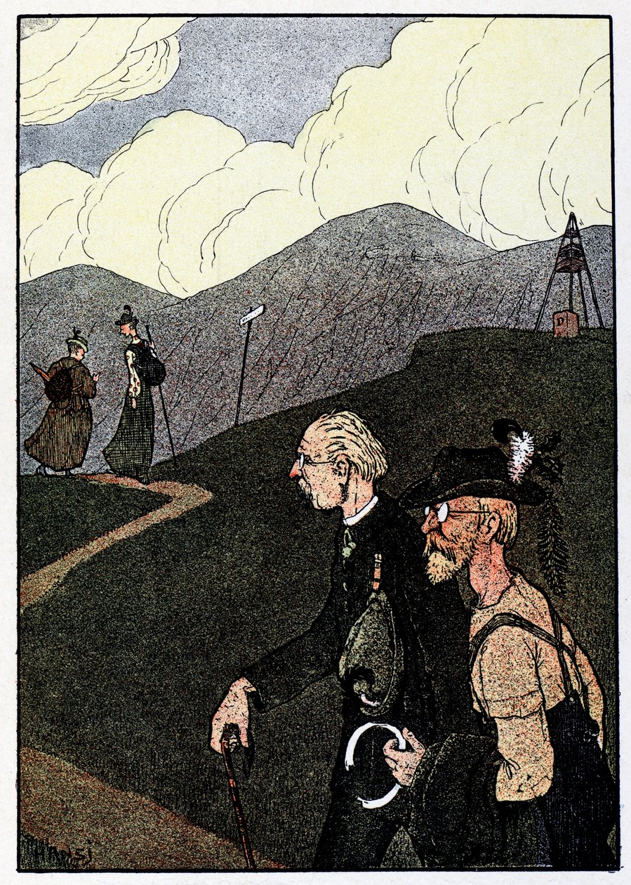 Vogesen Bilder (bilder av Vogeserna) ; promenaden sur les cretes av Jean Jacques (1873 1951) Waltz