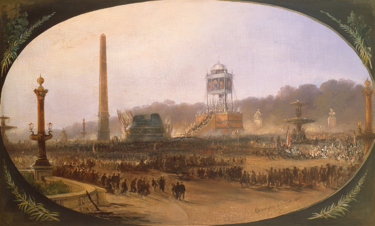 Offrens begravning i juni 1848 av Jean Jacques Champin