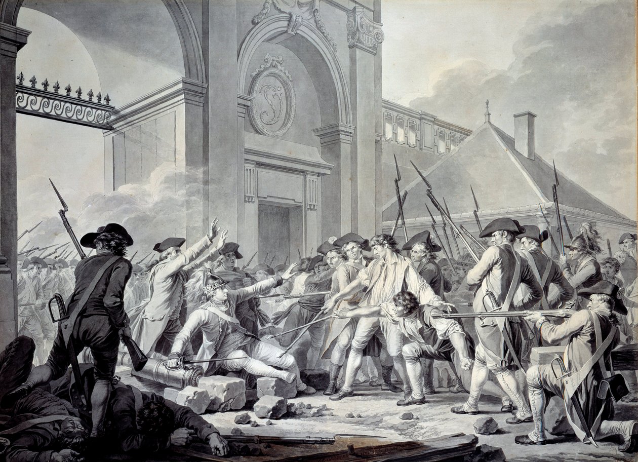 Fallet Nancy: Den 31 augusti 1790 inledde markisen de Bouillé (1739-1800) ett förtryck mot soldaterna i garnisonen i Nancy, i uppror mot deras officerare. Striden ägde rum framför vaktposten vid Stainville Gate, under vilken av Jean Jacques Francois Le Barbier
