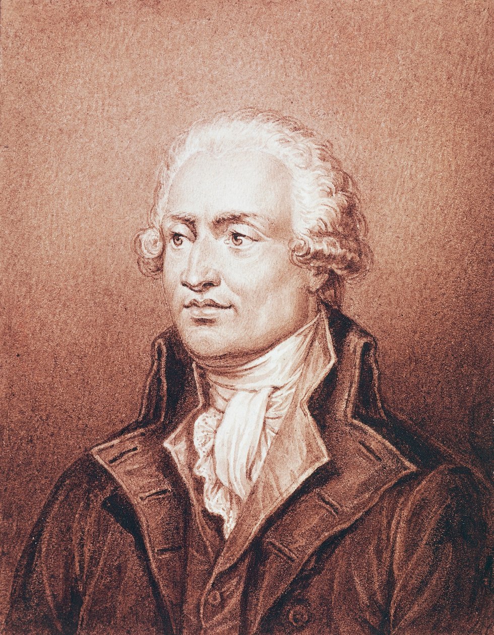 Porträtt av Marie-Jean de Condorcet Caritat (Ribemont 1743-Bourg-la-Reine av Jean Jacques Frilley