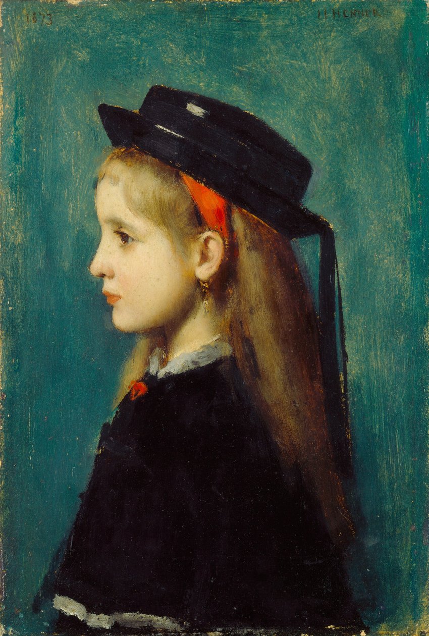 Alsace flicka av Jean Jacques Henner
