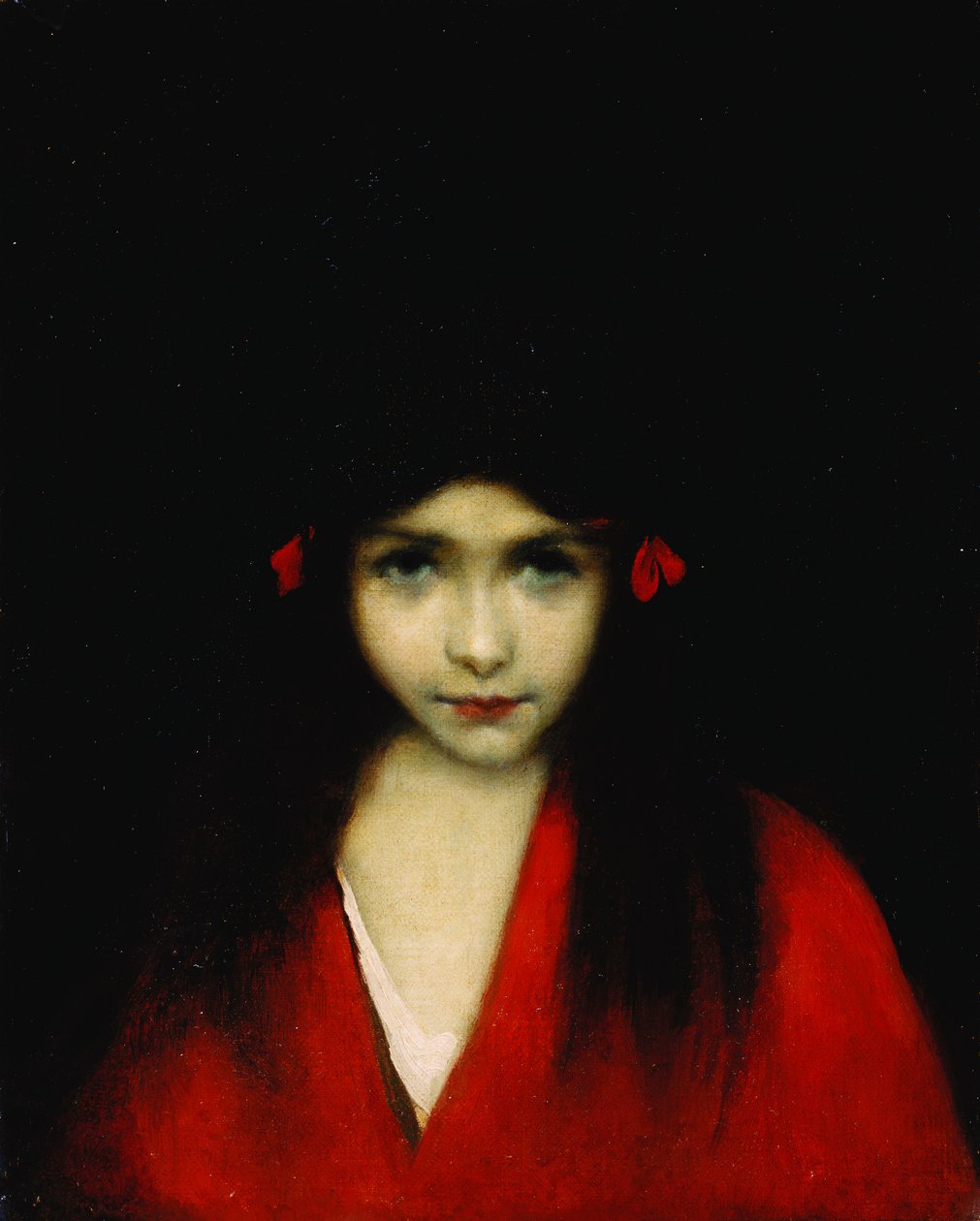 Chef för en flicka, av Jean Jacques Henner