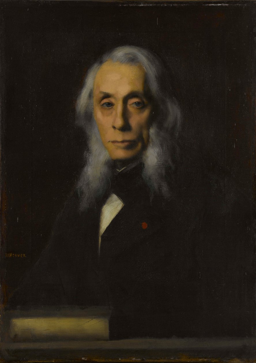 Porträtt av Felix Ravaisson-Mollien 1813-1900, 1889. av Jean Jacques Henner