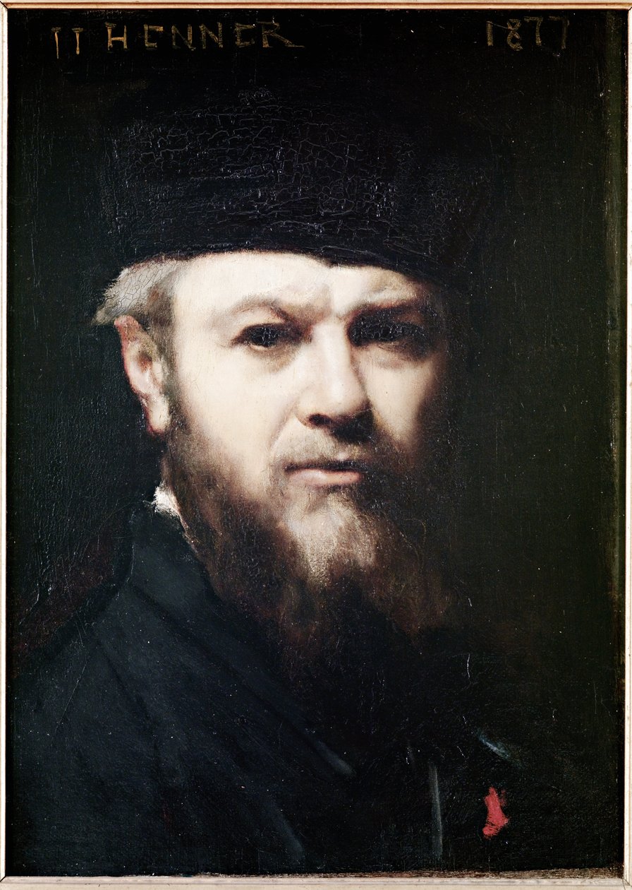 Självporträtt, 1877 av Jean Jacques Henner