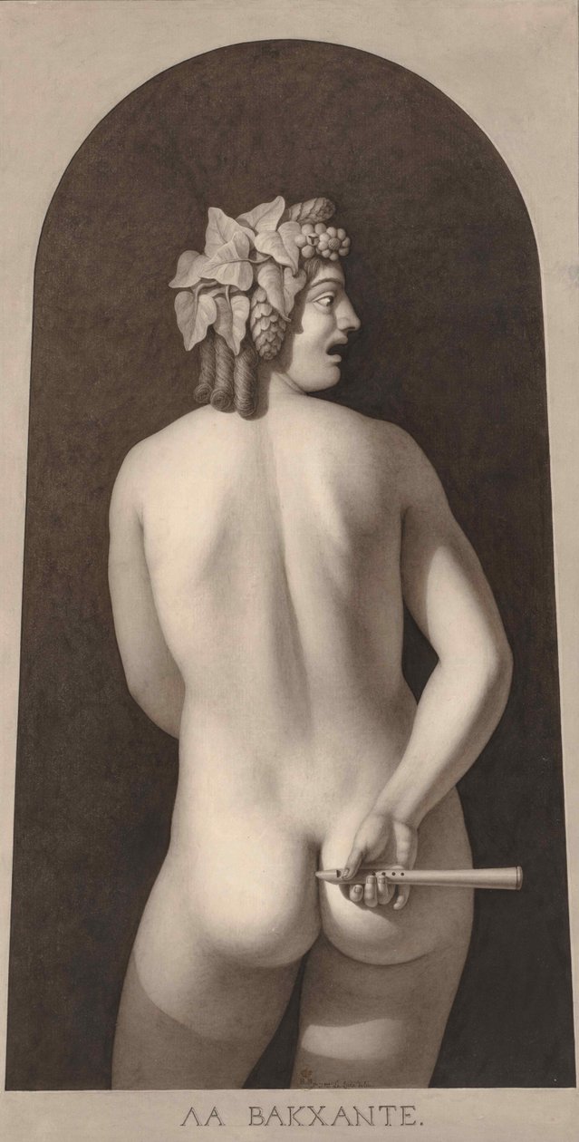 Bacchantin av Jean Jacques Lequeu