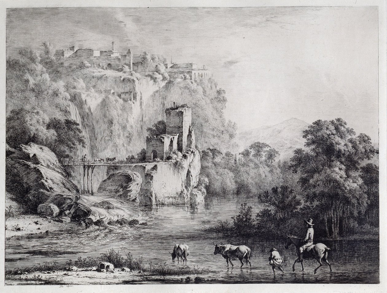 En ryttare, 1800 av Jean Jacques de Boissieu