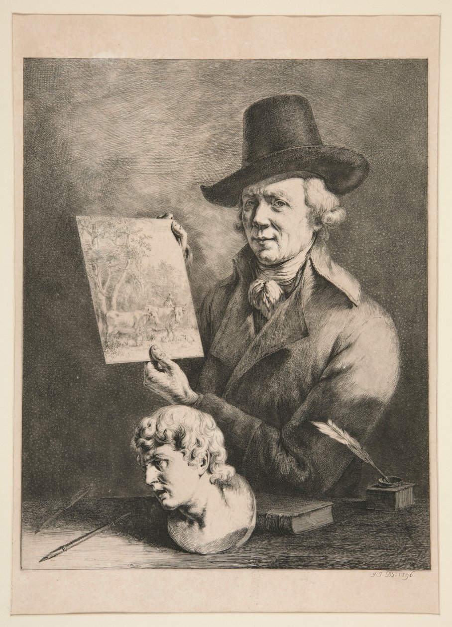 Självporträtt av Jean Jacques de Boissieu