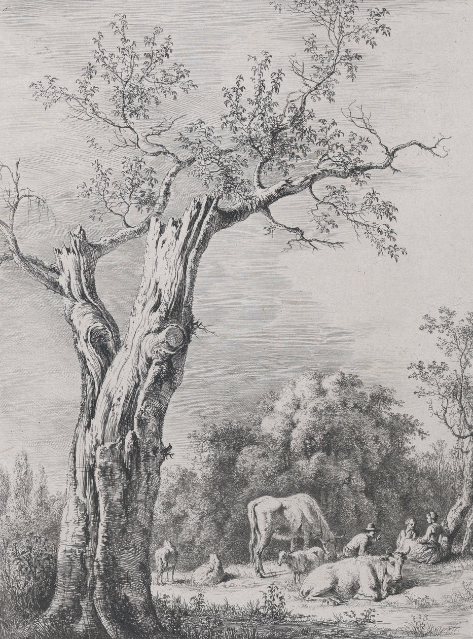 Spring, efter en ritning färdig i Saint-Chamond, 1795. av Jean Jacques de Boissieu