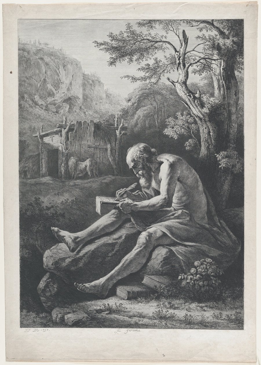 S:t Hieronymus, 1797. av Jean Jacques de Boissieu