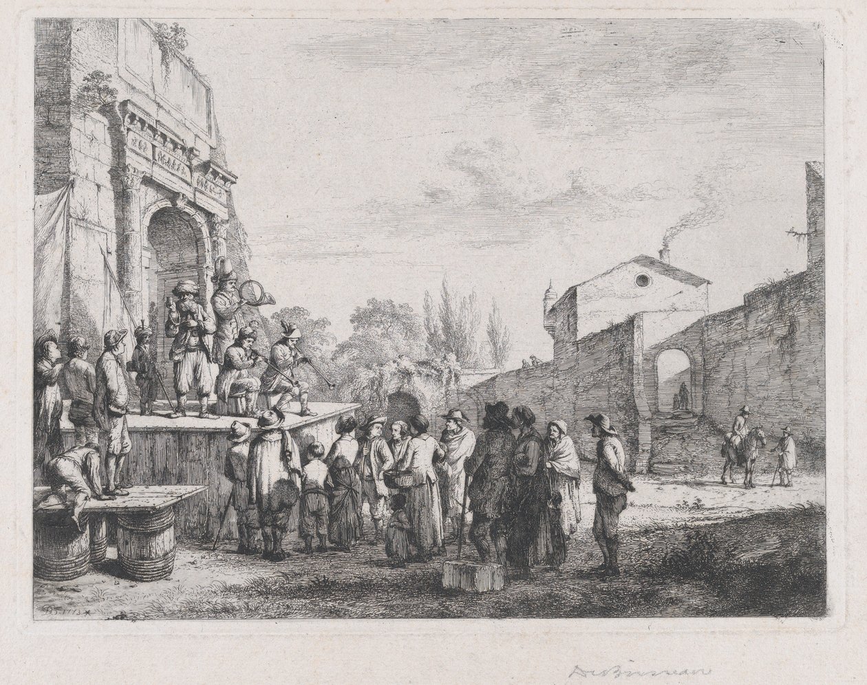 De små charlatanerna, 1773. av Jean Jacques de Boissieu
