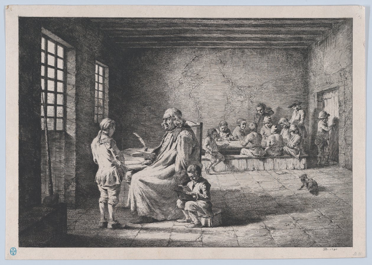Skolmästaren, 1780. av Jean Jacques de Boissieu