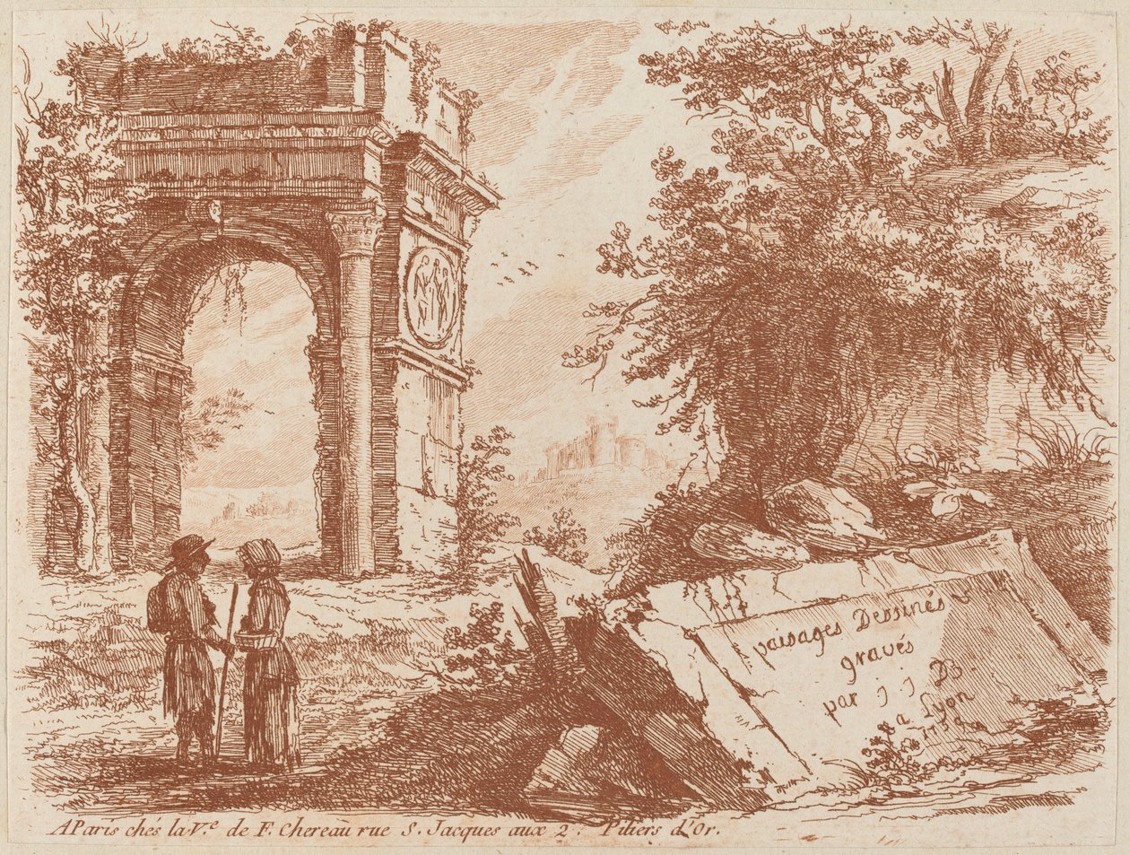 Triumfbågen av Jean Jacques de Boissieu