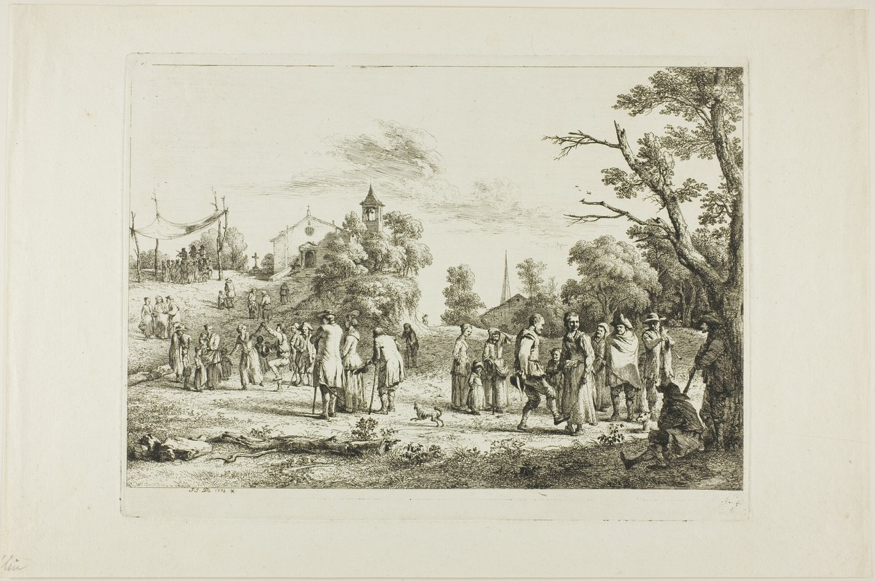 Byafestivalen av Jean Jacques de Boissieu