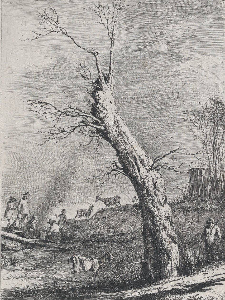 Winter, efter en ritning färdigställd i Saint-Chamond, 1795. av Jean Jacques de Boissieu