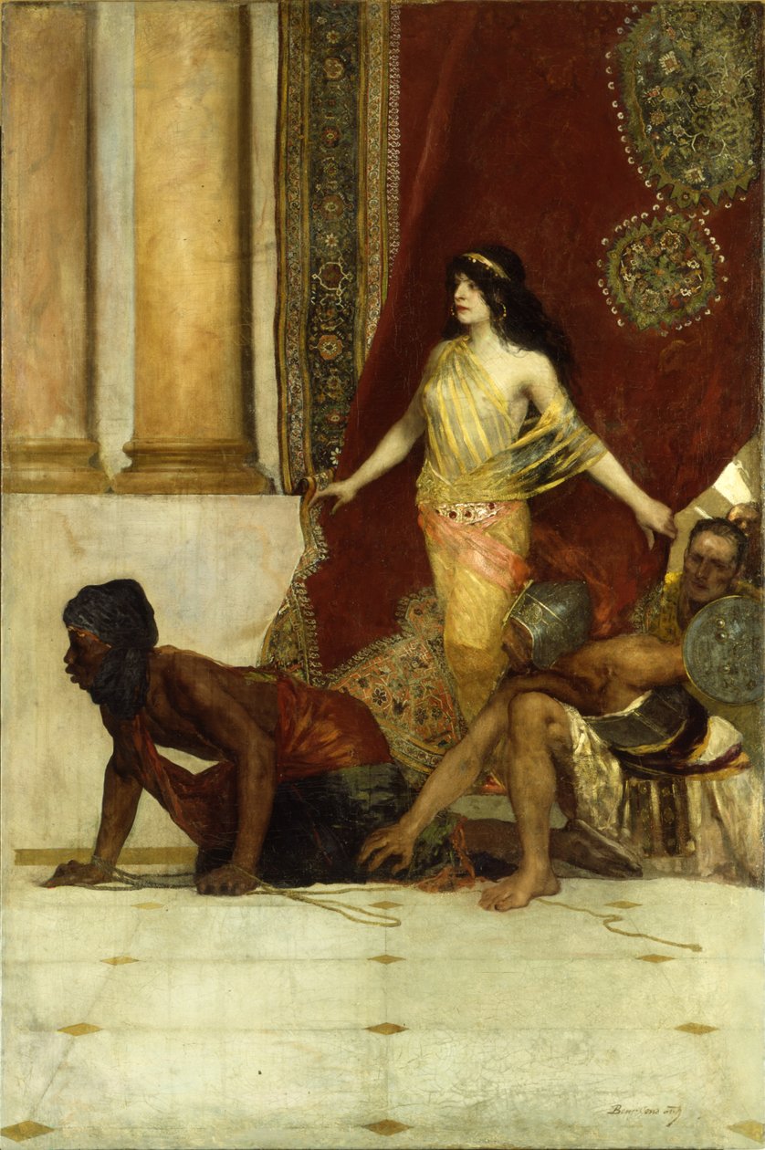 Delila och filistéerna av Jean Joseph Benjamin Constant