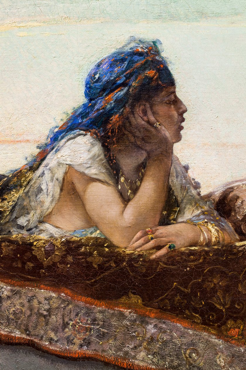 Kväll på terrasserna (Marocko) av Jean Joseph Benjamin Constant