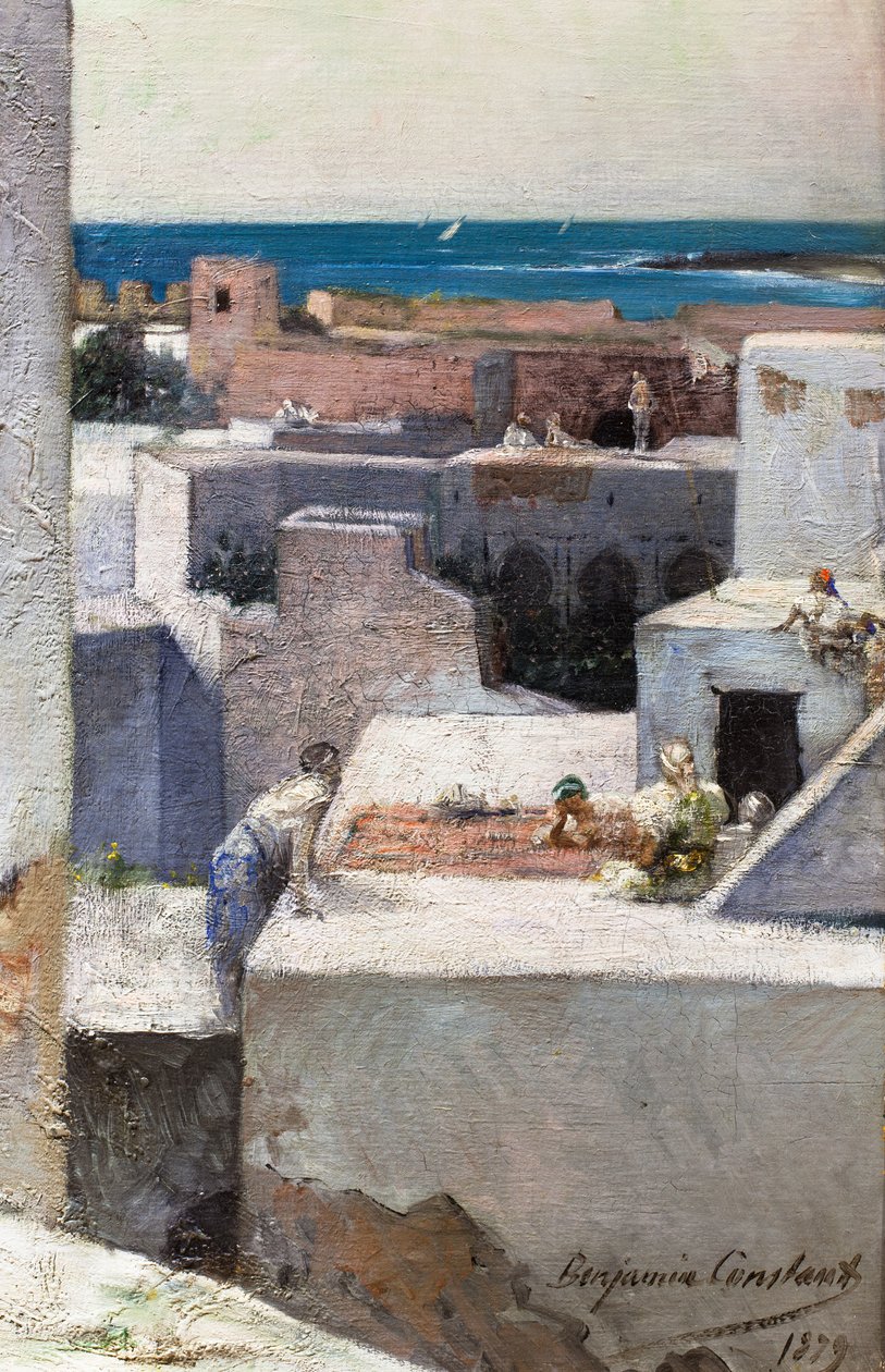 Kväll på terrasserna (Marocko) av Jean Joseph Benjamin Constant